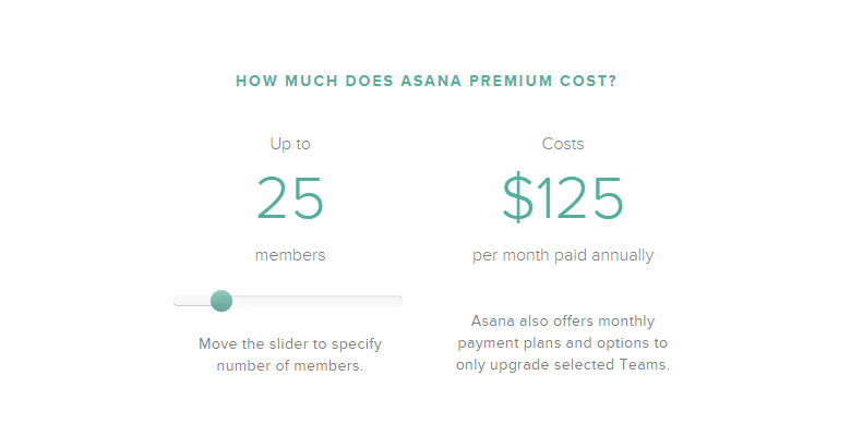 Asana price users